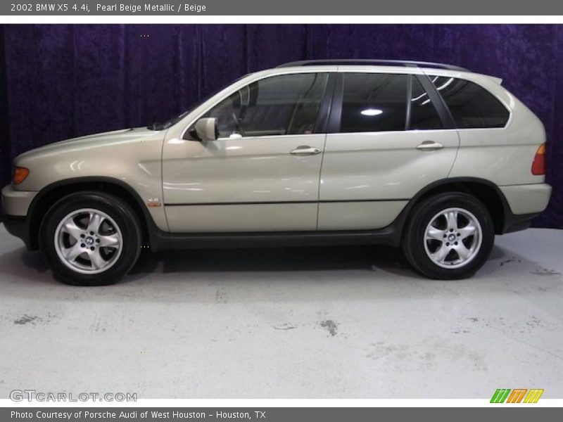 Pearl Beige Metallic / Beige 2002 BMW X5 4.4i