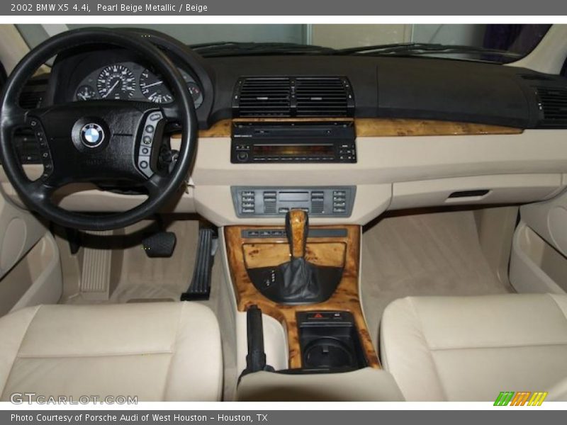 Pearl Beige Metallic / Beige 2002 BMW X5 4.4i