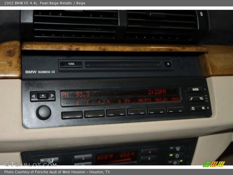 Pearl Beige Metallic / Beige 2002 BMW X5 4.4i