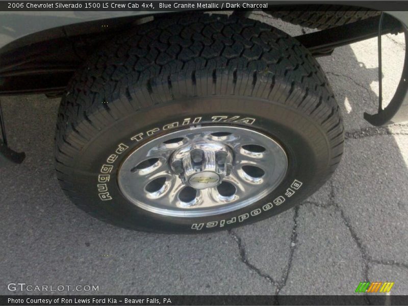 Blue Granite Metallic / Dark Charcoal 2006 Chevrolet Silverado 1500 LS Crew Cab 4x4