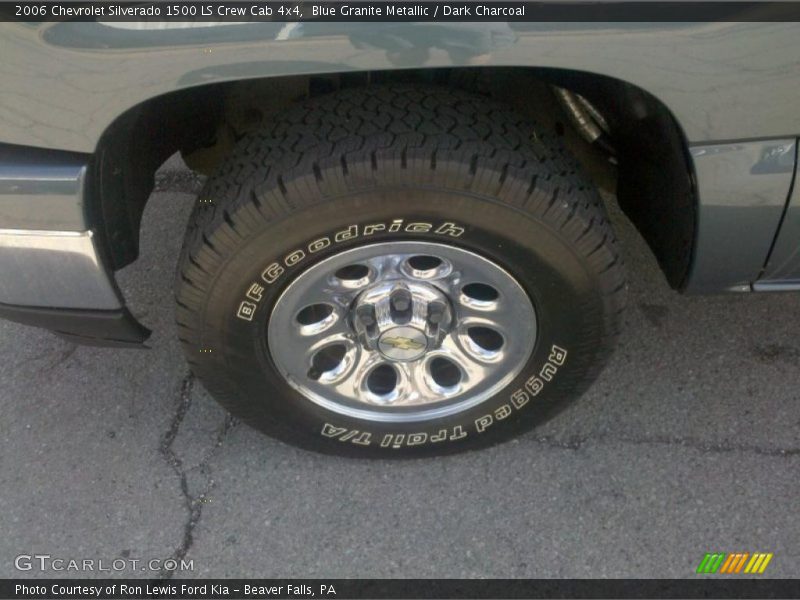 Blue Granite Metallic / Dark Charcoal 2006 Chevrolet Silverado 1500 LS Crew Cab 4x4
