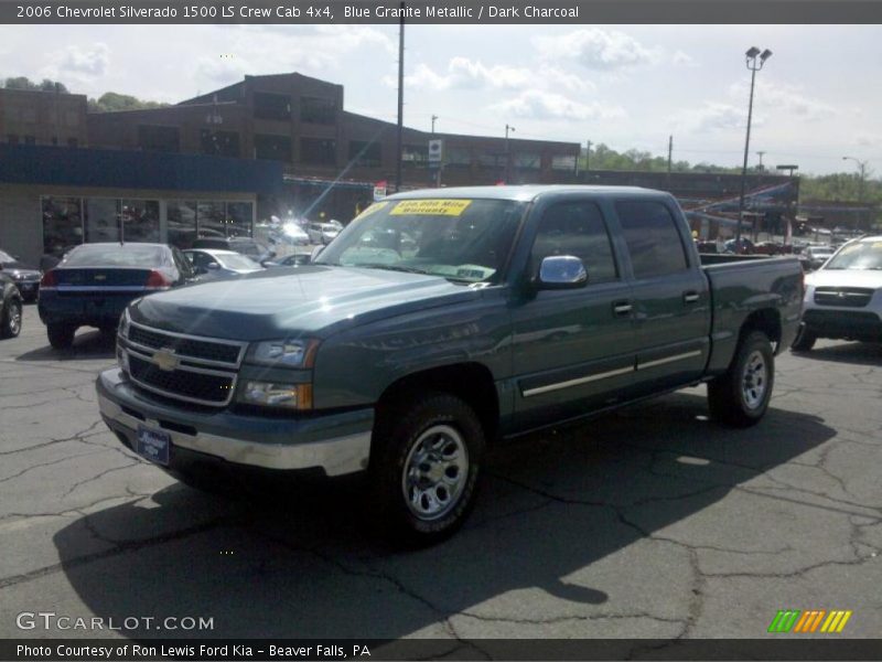 Blue Granite Metallic / Dark Charcoal 2006 Chevrolet Silverado 1500 LS Crew Cab 4x4