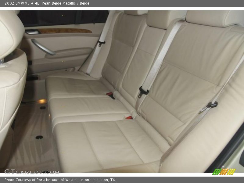 Pearl Beige Metallic / Beige 2002 BMW X5 4.4i