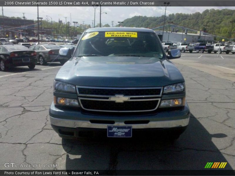 Blue Granite Metallic / Dark Charcoal 2006 Chevrolet Silverado 1500 LS Crew Cab 4x4