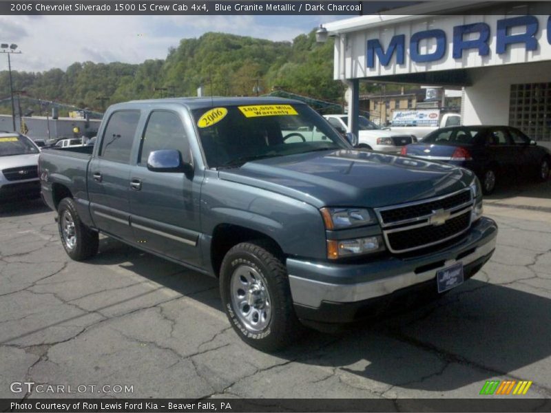 Blue Granite Metallic / Dark Charcoal 2006 Chevrolet Silverado 1500 LS Crew Cab 4x4