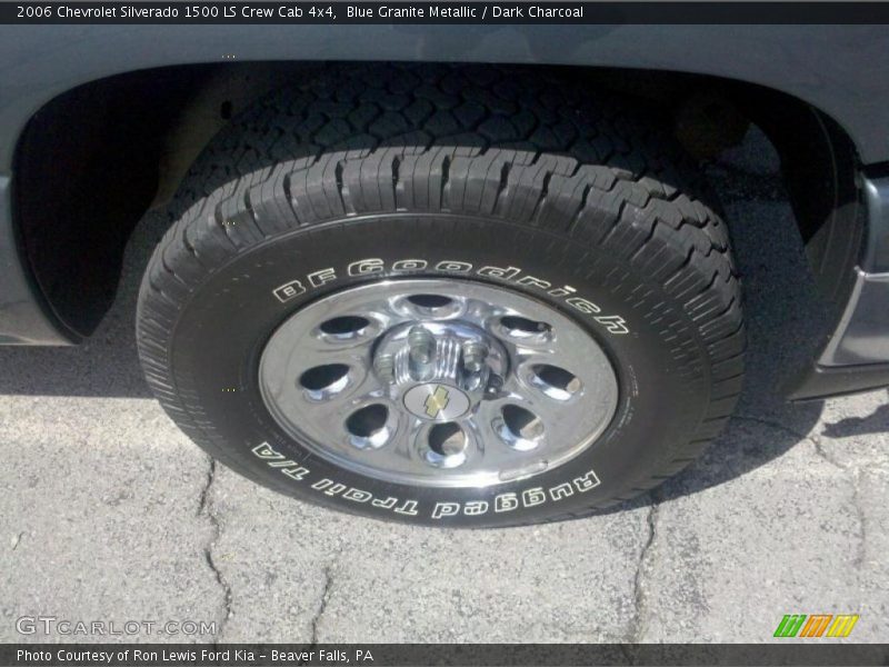 Blue Granite Metallic / Dark Charcoal 2006 Chevrolet Silverado 1500 LS Crew Cab 4x4