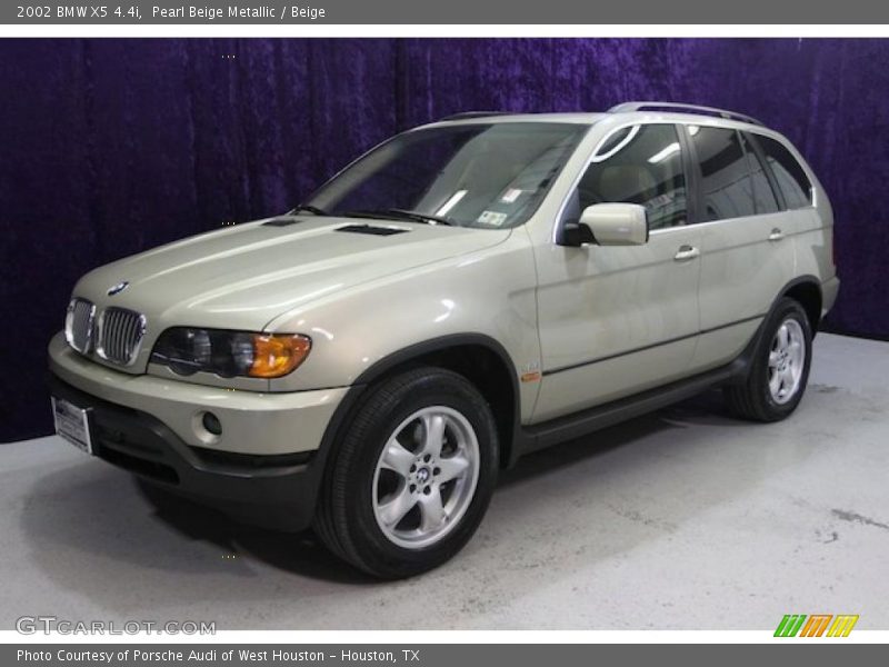 Pearl Beige Metallic / Beige 2002 BMW X5 4.4i