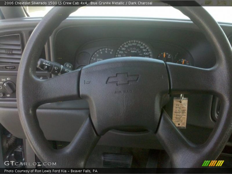 Blue Granite Metallic / Dark Charcoal 2006 Chevrolet Silverado 1500 LS Crew Cab 4x4