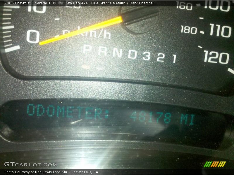 Blue Granite Metallic / Dark Charcoal 2006 Chevrolet Silverado 1500 LS Crew Cab 4x4