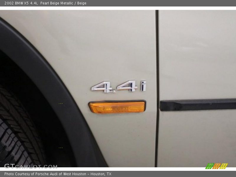 Pearl Beige Metallic / Beige 2002 BMW X5 4.4i