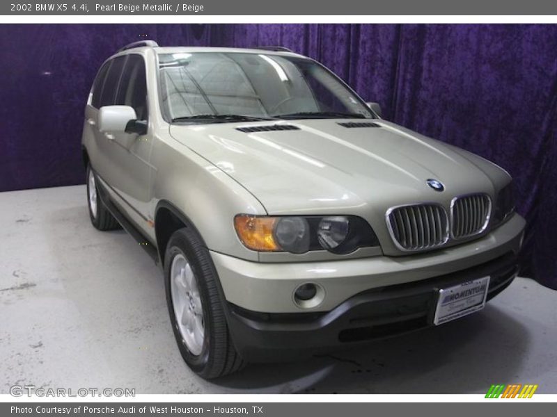 Pearl Beige Metallic / Beige 2002 BMW X5 4.4i