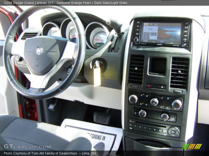 Sunburst Orange Pearl / Dark Slate/Light Shale 2008 Dodge Grand Caravan SXT