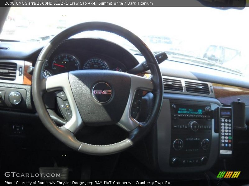 Summit White / Dark Titanium 2008 GMC Sierra 2500HD SLE Z71 Crew Cab 4x4
