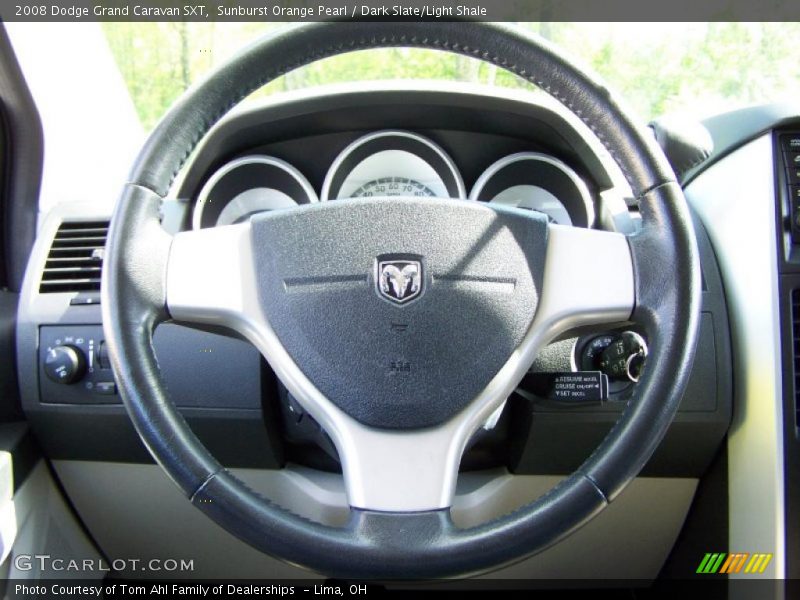 Sunburst Orange Pearl / Dark Slate/Light Shale 2008 Dodge Grand Caravan SXT