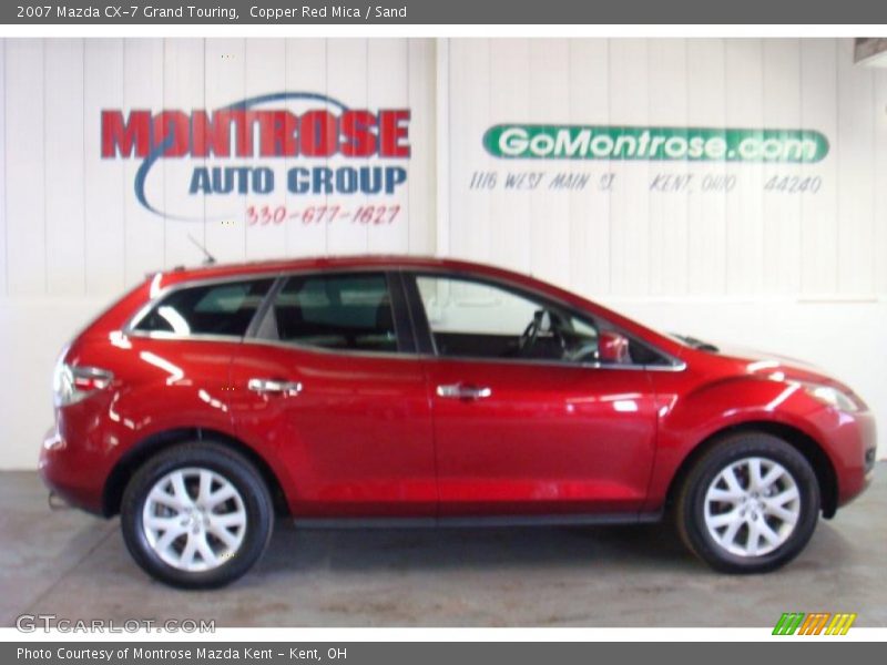 Copper Red Mica / Sand 2007 Mazda CX-7 Grand Touring