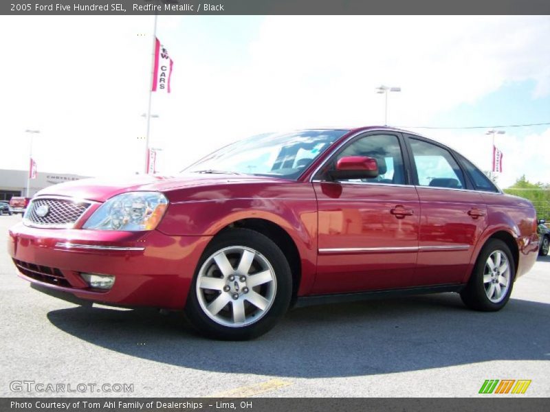 Redfire Metallic / Black 2005 Ford Five Hundred SEL