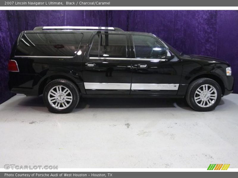 Black / Charcoal/Caramel 2007 Lincoln Navigator L Ultimate