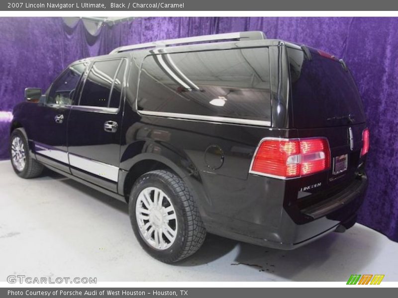 Black / Charcoal/Caramel 2007 Lincoln Navigator L Ultimate