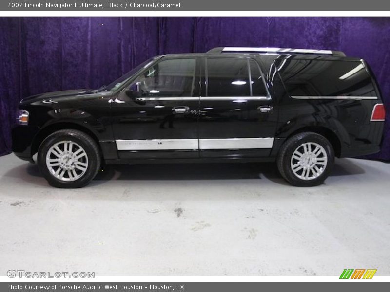 Black / Charcoal/Caramel 2007 Lincoln Navigator L Ultimate