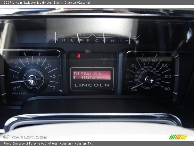 Black / Charcoal/Caramel 2007 Lincoln Navigator L Ultimate