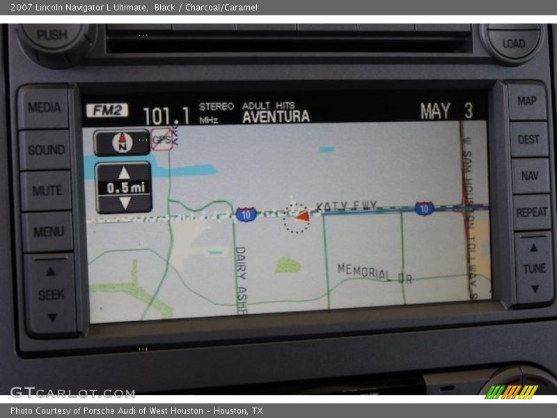 Black / Charcoal/Caramel 2007 Lincoln Navigator L Ultimate