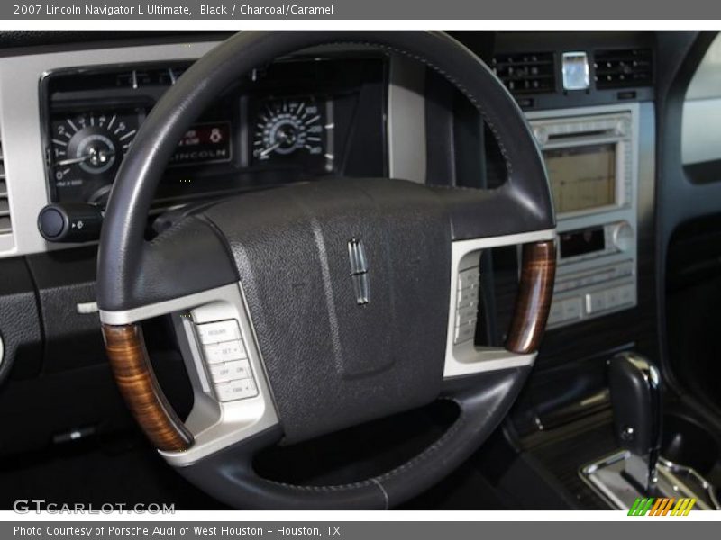 Black / Charcoal/Caramel 2007 Lincoln Navigator L Ultimate