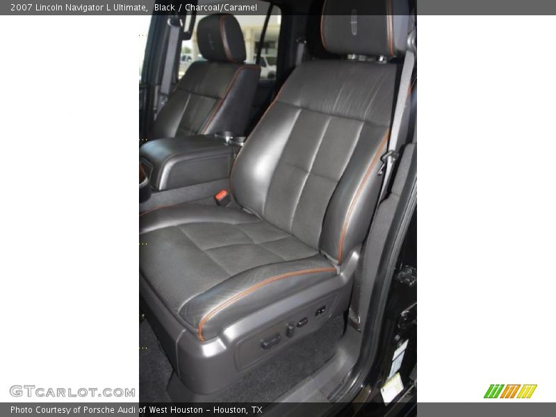 Black / Charcoal/Caramel 2007 Lincoln Navigator L Ultimate