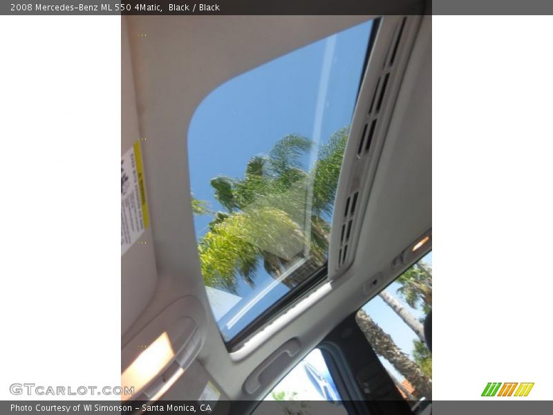Black / Black 2008 Mercedes-Benz ML 550 4Matic