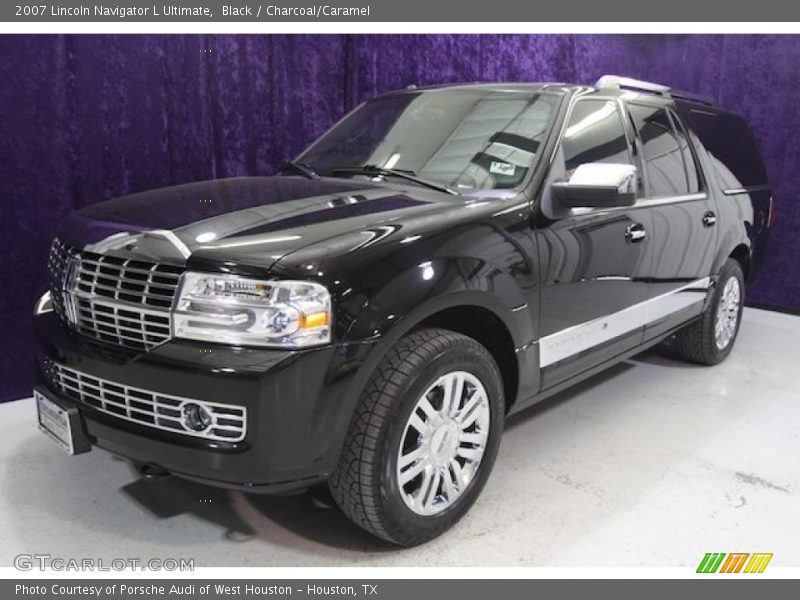 Black / Charcoal/Caramel 2007 Lincoln Navigator L Ultimate