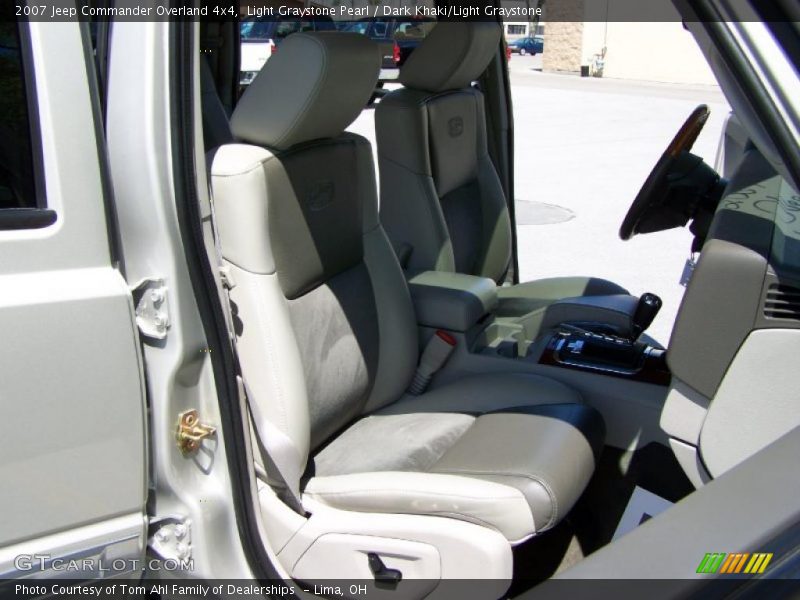 Light Graystone Pearl / Dark Khaki/Light Graystone 2007 Jeep Commander Overland 4x4