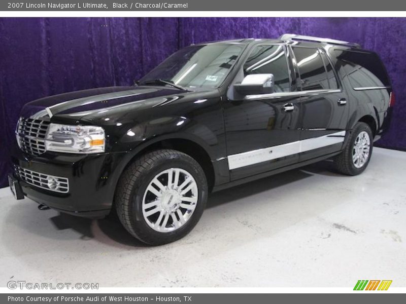 Black / Charcoal/Caramel 2007 Lincoln Navigator L Ultimate