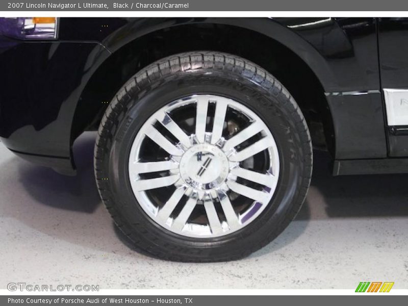 Black / Charcoal/Caramel 2007 Lincoln Navigator L Ultimate