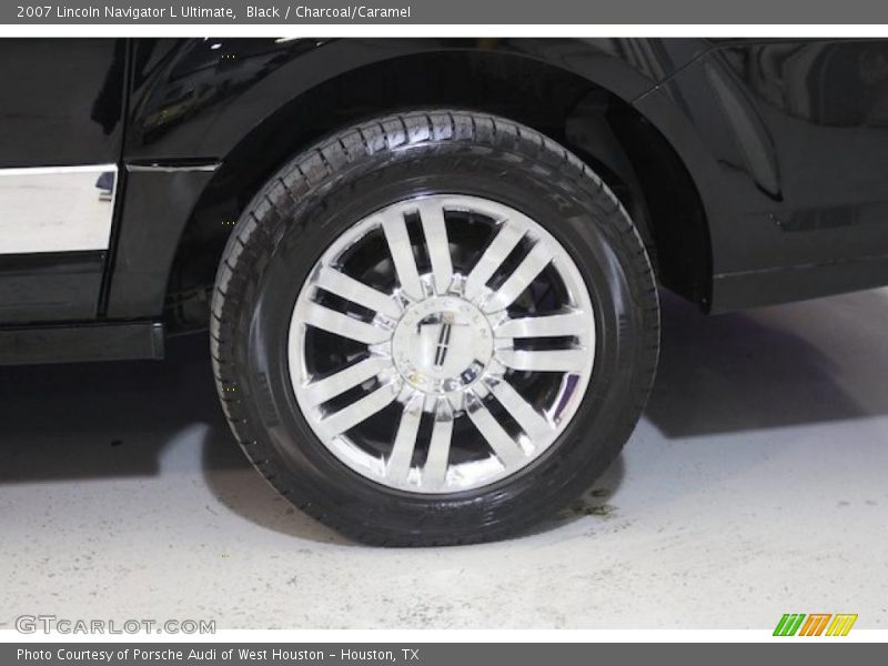 Black / Charcoal/Caramel 2007 Lincoln Navigator L Ultimate