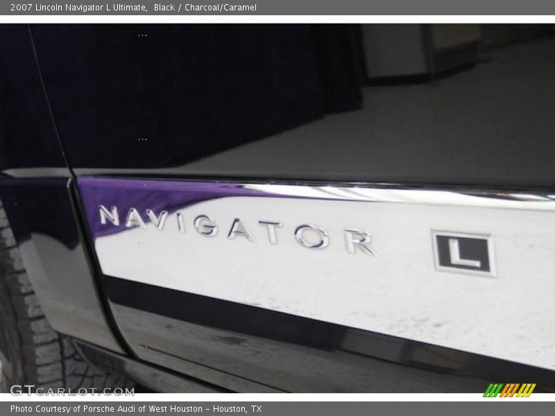 Black / Charcoal/Caramel 2007 Lincoln Navigator L Ultimate