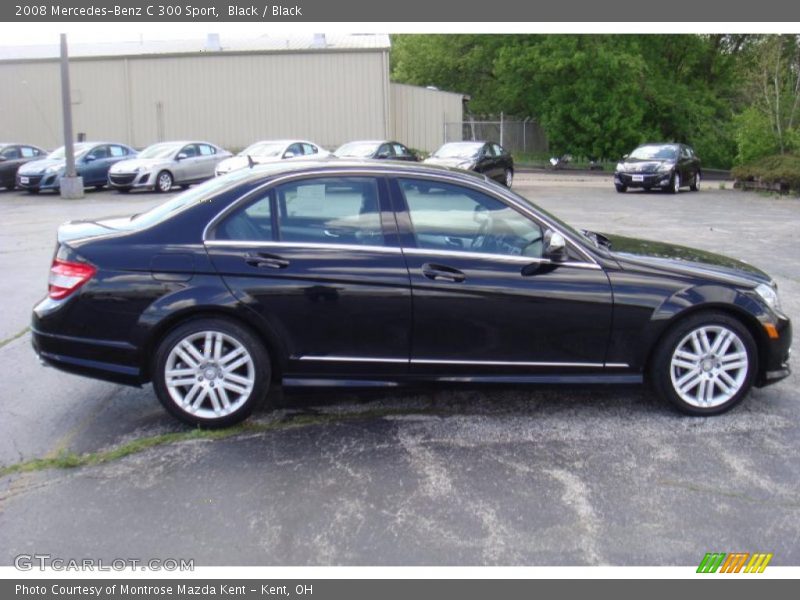 Black / Black 2008 Mercedes-Benz C 300 Sport