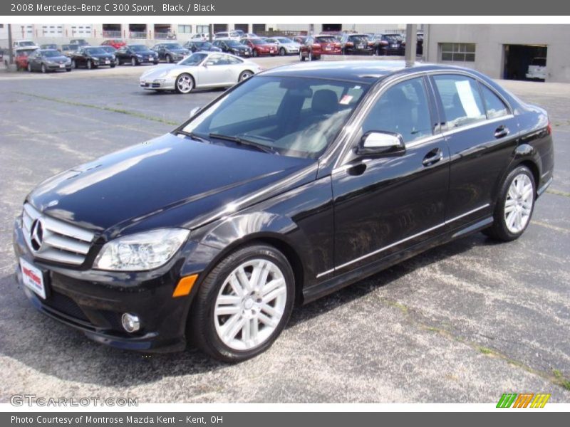 Black / Black 2008 Mercedes-Benz C 300 Sport