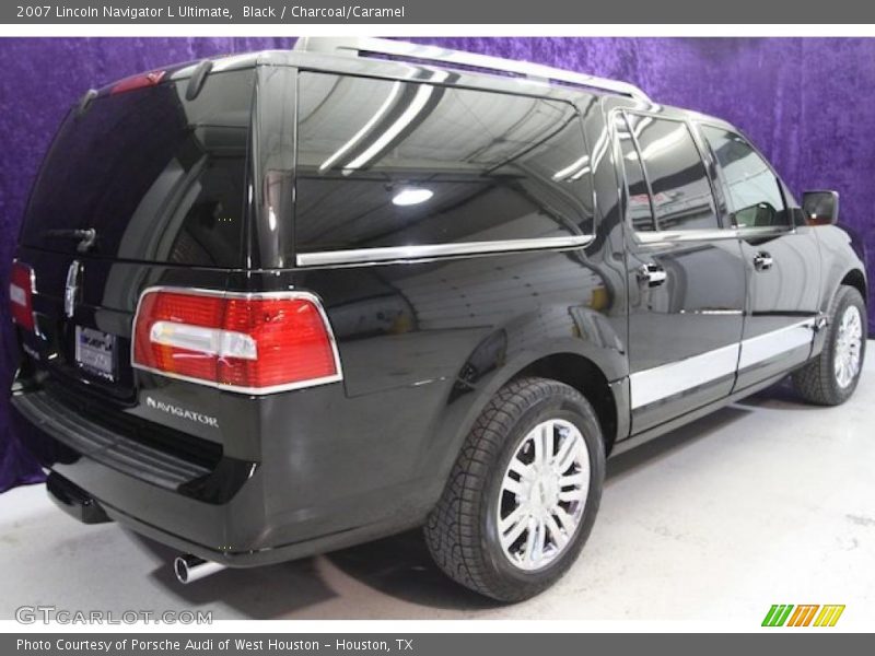 Black / Charcoal/Caramel 2007 Lincoln Navigator L Ultimate