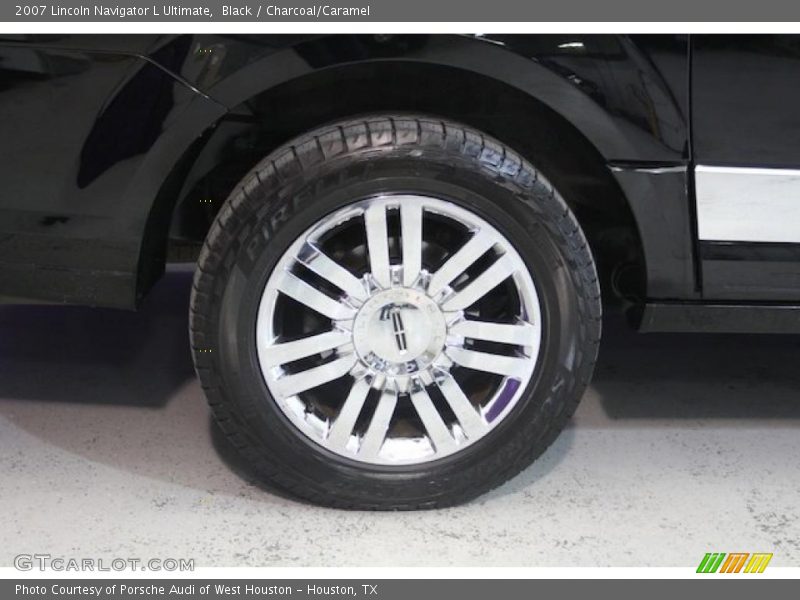 Black / Charcoal/Caramel 2007 Lincoln Navigator L Ultimate