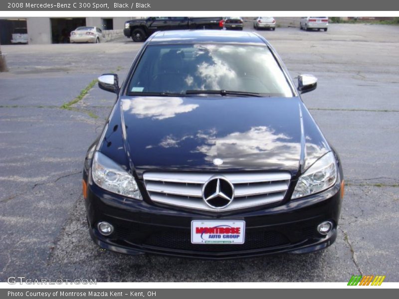 Black / Black 2008 Mercedes-Benz C 300 Sport