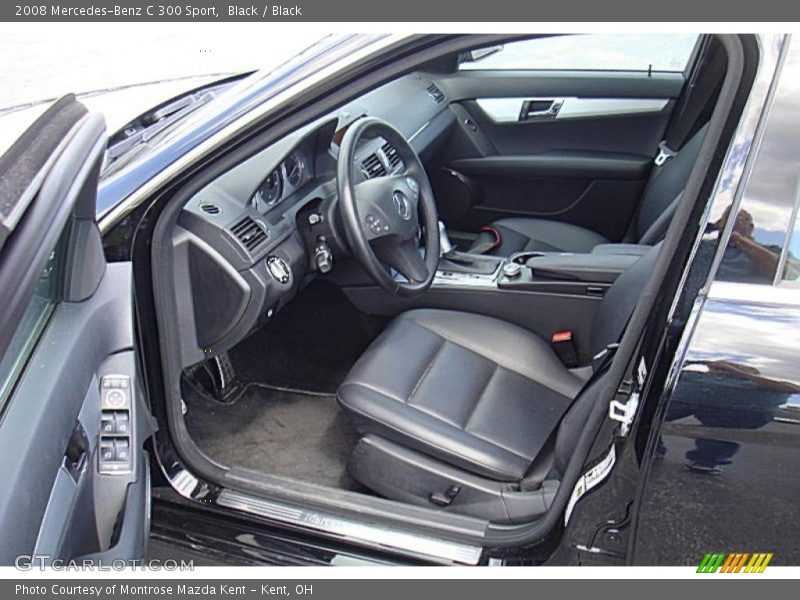 Black / Black 2008 Mercedes-Benz C 300 Sport
