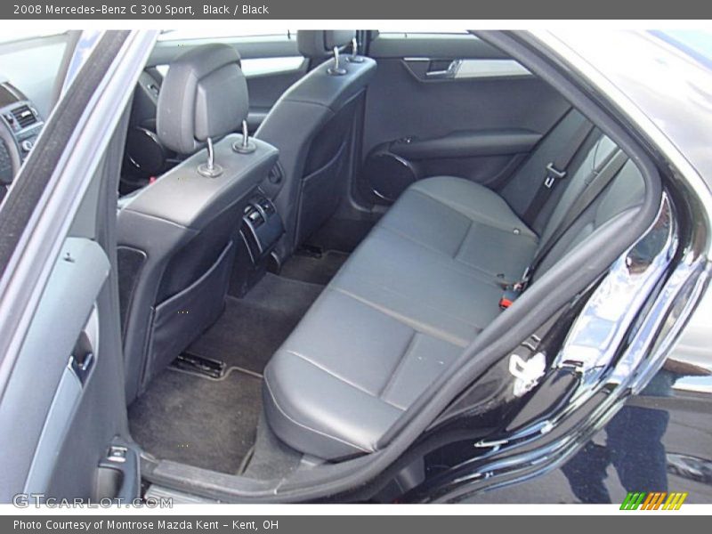 Black / Black 2008 Mercedes-Benz C 300 Sport