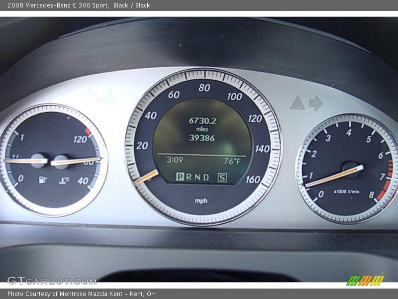 Black / Black 2008 Mercedes-Benz C 300 Sport
