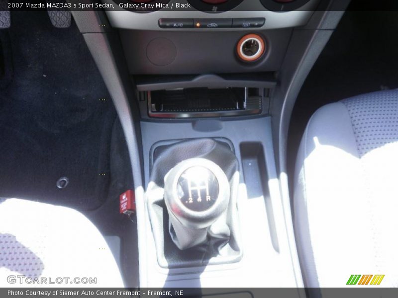 Galaxy Gray Mica / Black 2007 Mazda MAZDA3 s Sport Sedan