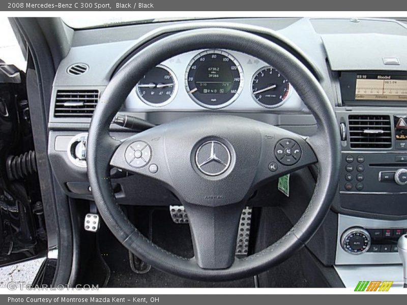 Black / Black 2008 Mercedes-Benz C 300 Sport