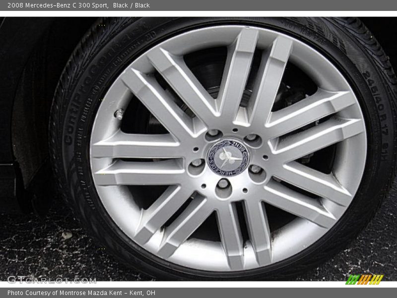 Black / Black 2008 Mercedes-Benz C 300 Sport