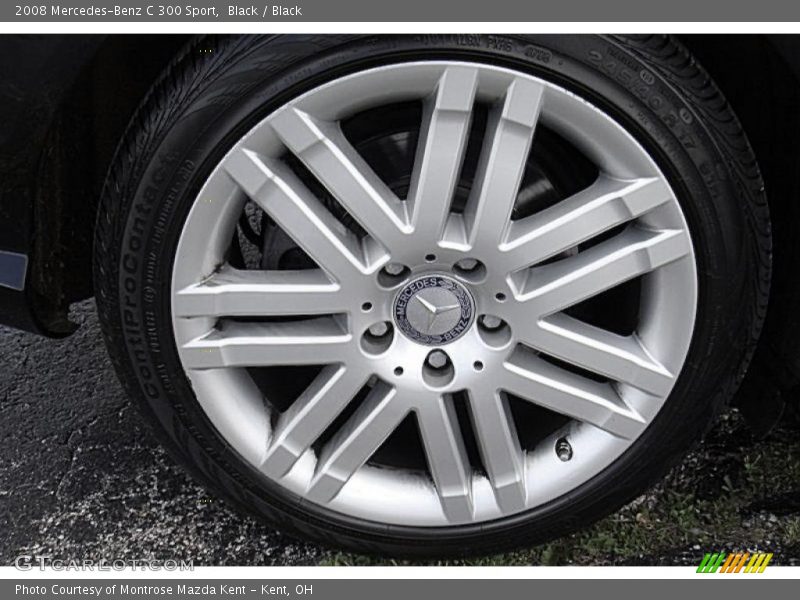 Black / Black 2008 Mercedes-Benz C 300 Sport
