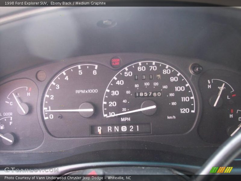 Ebony Black / Medium Graphite 1998 Ford Explorer SUV