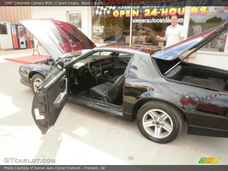 Black / Black 1987 Chevrolet Camaro IROC-Z Sport Coupe