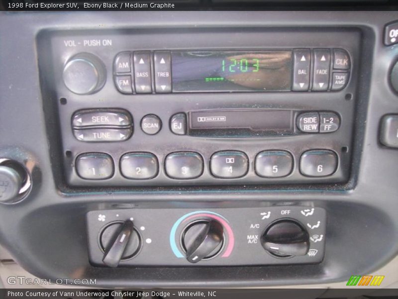 Ebony Black / Medium Graphite 1998 Ford Explorer SUV