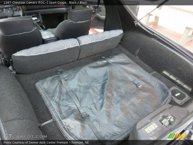 Black / Black 1987 Chevrolet Camaro IROC-Z Sport Coupe